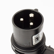PCE CEE IEC 60309 H-Split 1x Inlet 3x Outlet 3 way BLK IP44 16A 230V Midnight