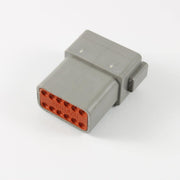 Deutsch DT CBL Receptacle 12 Way Pin-Contacts GRY IP68 13A - Connector-Tech ALS