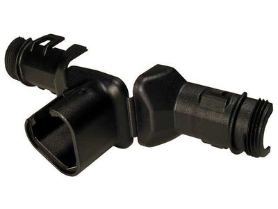 Deutsch DT Straight, Strain Relief Backshell 3 Way Plug BLK - Connector-Tech ALS