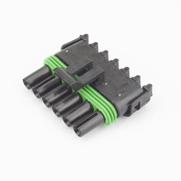 Delphi Aptiv Weather-Pack Plug 6 Way PA6 BLK - Connector-Tech ALS