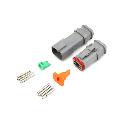 Deutsch DT Heatshrink Kit 4 Way GRY 13A 1.5mm2 Contacts - Connector-Tech ALS