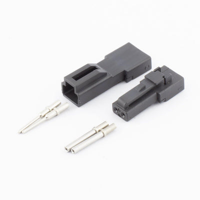 Deutsch DTMN 2 Way Kit BLK 0.5mm2 Contacts 7.5A Non Environmental - Connector-Tech ALS