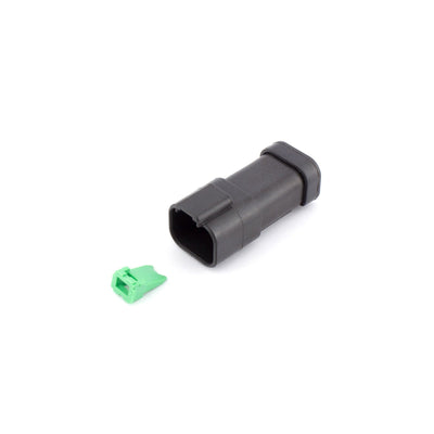 Deutsch DT 4 Way Receptacle CAT-Spec BLK with GRN Wedgelock