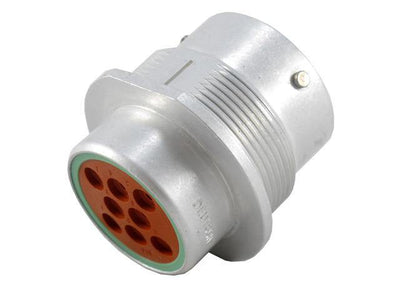 Deutsch HD30 Panel Receptacle 8 Way Pin-Contacts Metal IP67 25A - Connector-Tech ALS