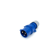 PCE CEE IEC 60309 CBL Plug 3 way Pin-Contacts BLU IP44 32A 230V - Connector-Tech ALS