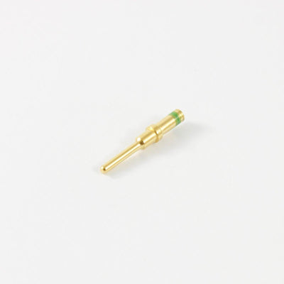 Deutsch Contact Pin #16 GLD Crimp 1.0-2.0mm2 13A GRN Band - Connector-Tech ALS