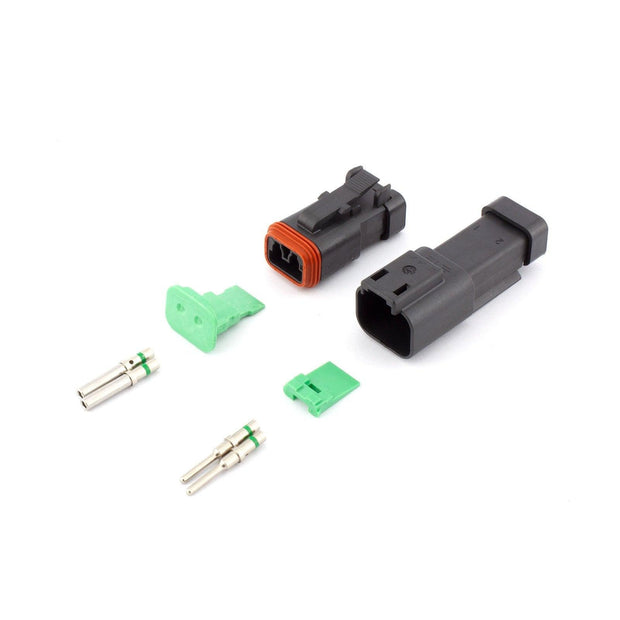 Deutsch DT CAT Kit 2 Way BLK 13A 2.0mm2 Contacts - Connector-Tech ALS